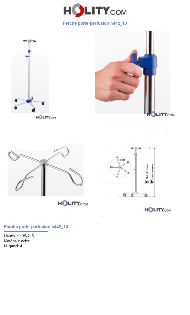 Perche porte-perfusion h442_13