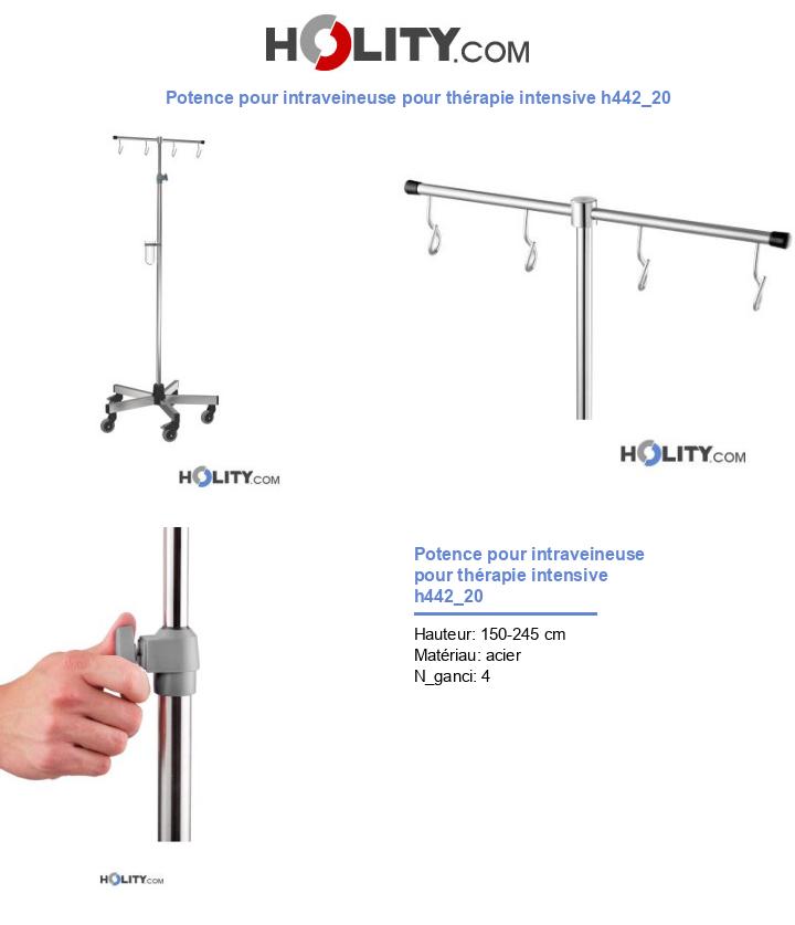 Potence pour intraveineuse pour thérapie intensive h442_20