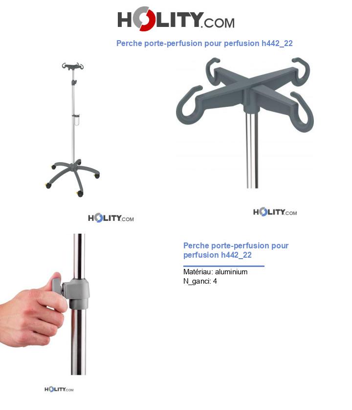 Perche porte-perfusion pour perfusion h442_22