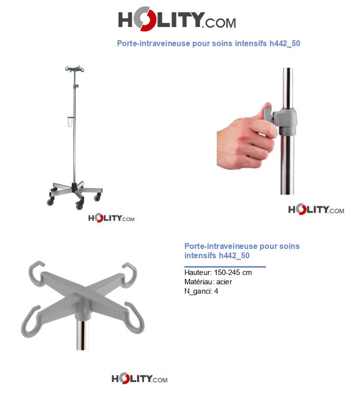 Porte-intraveineuse pour soins intensifs h442_50