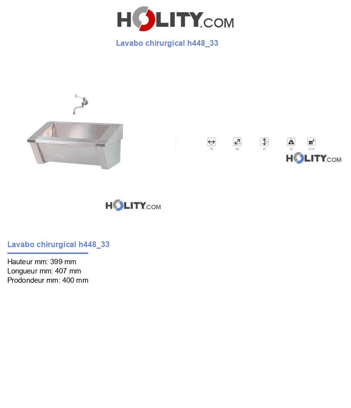 Lavabo chirurgical h448_33