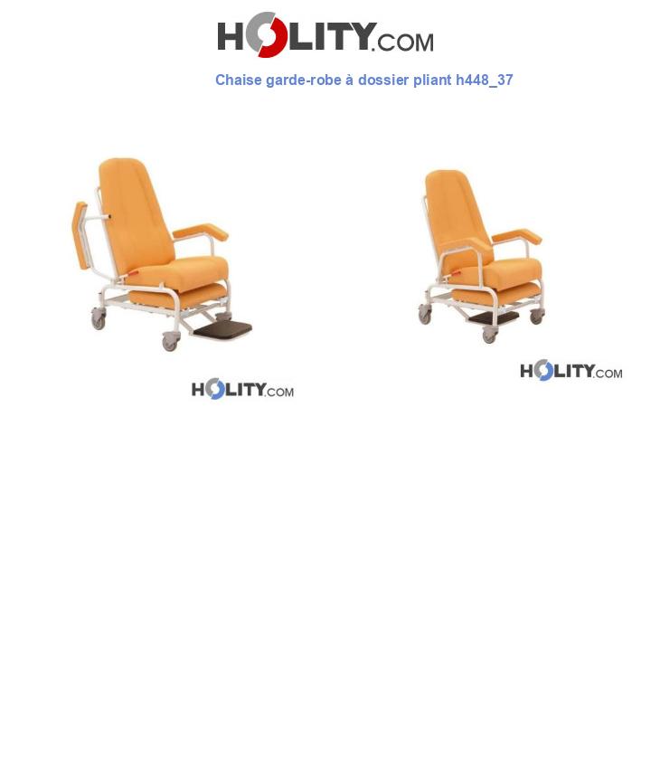 Chaise garde-robe à dossier pliant h448_37