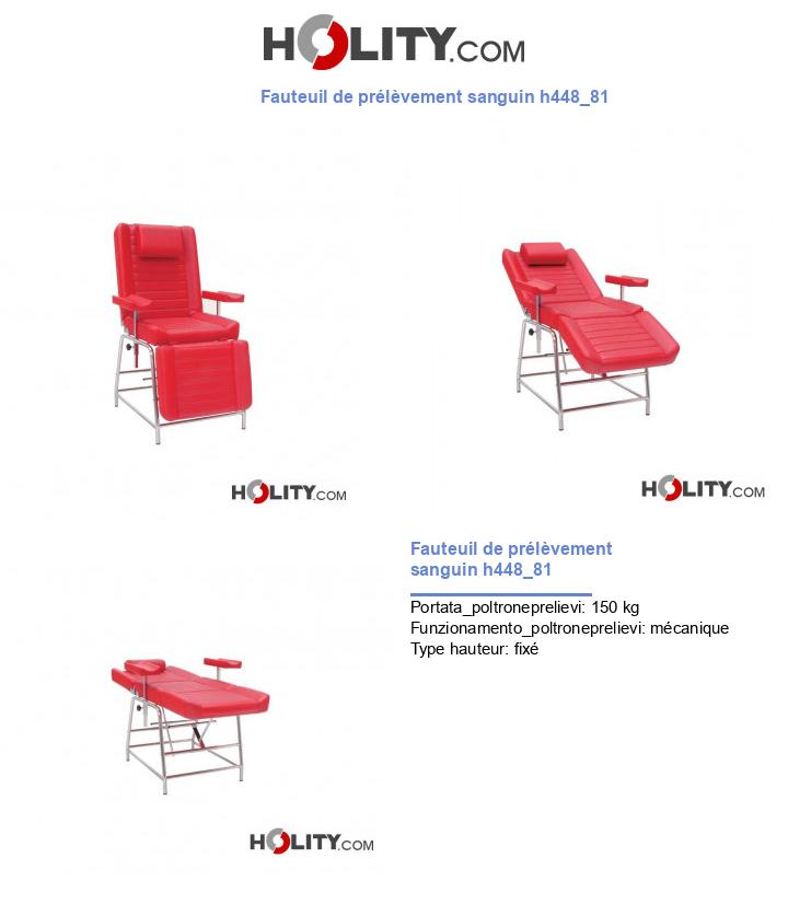 Fauteuil de prélèvement sanguin h448_81