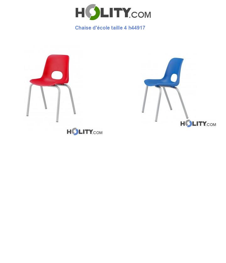 Chaise d'école taille 4 h44917