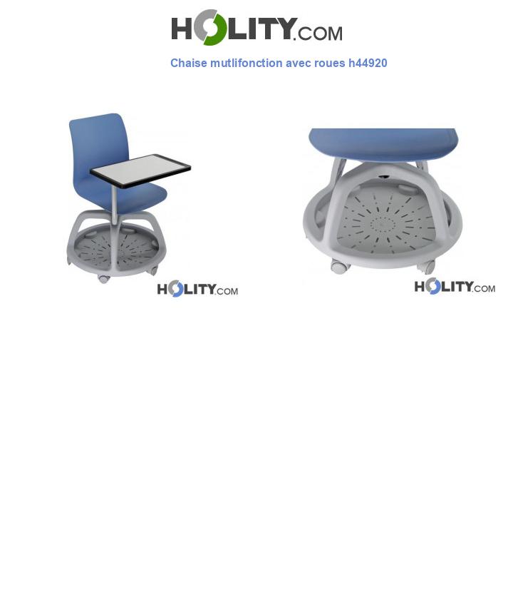 Chaise mutlifonction avec roues h44920