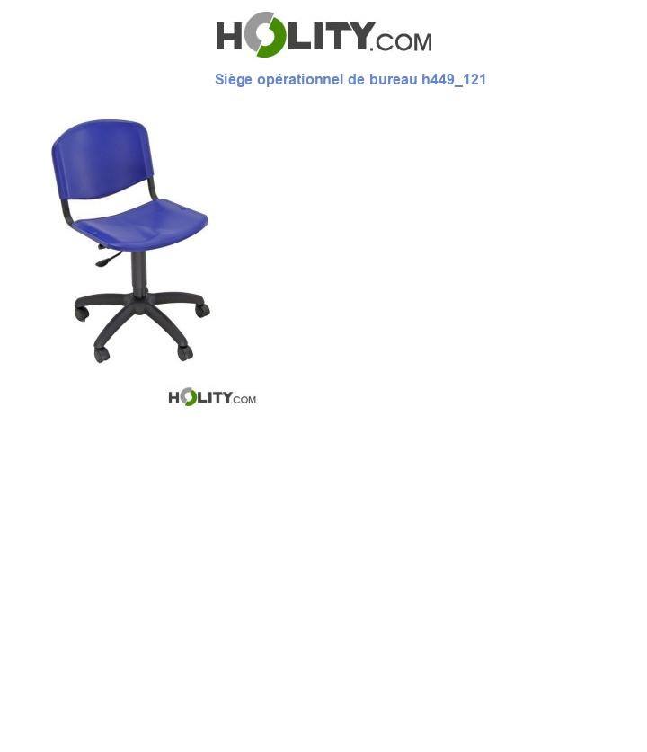 Siège opérationnel de bureau h449_121