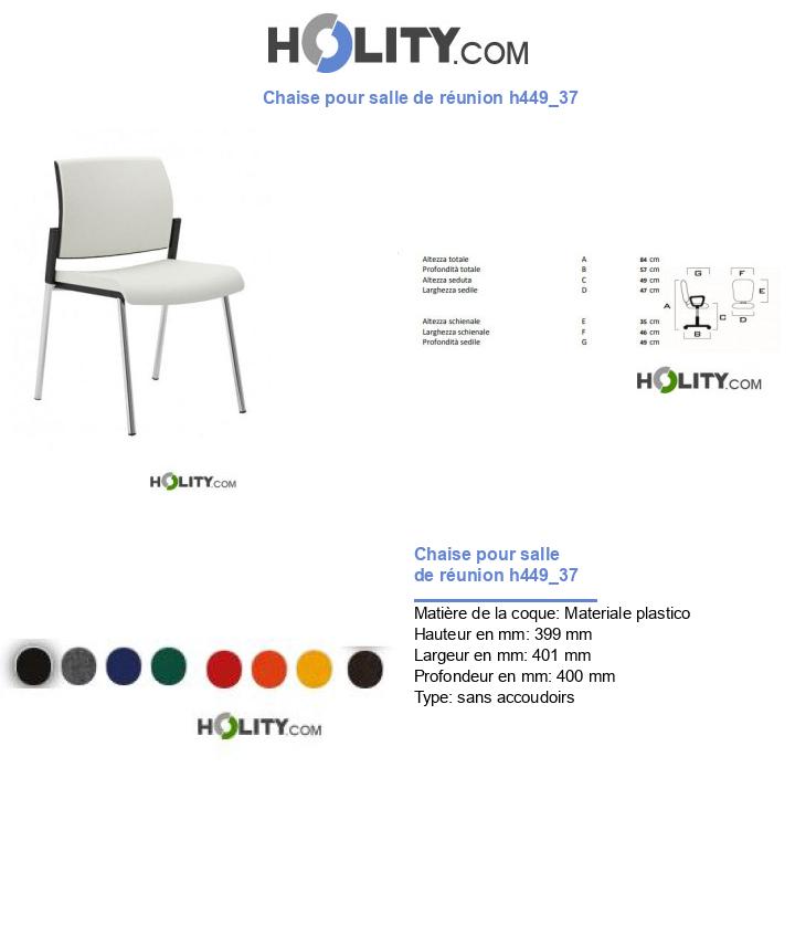 Chaise pour salle de réunion h449_37