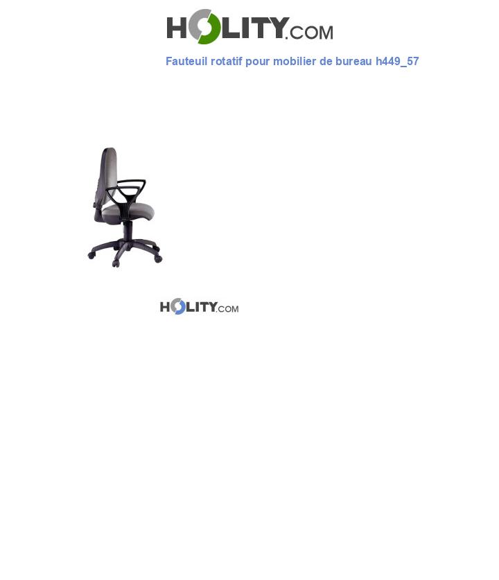 Fauteuil rotatif pour mobilier de bureau h449_57