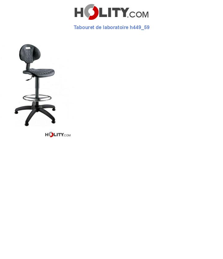 Tabouret de laboratoire h449_59