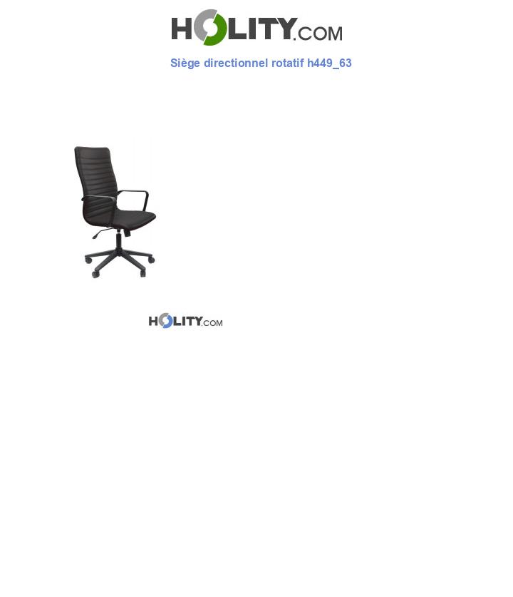 Siège directionnel rotatif h449_63