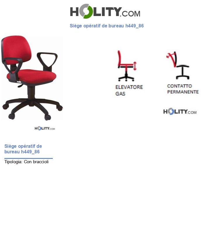 Siège opératif de bureau h449_86