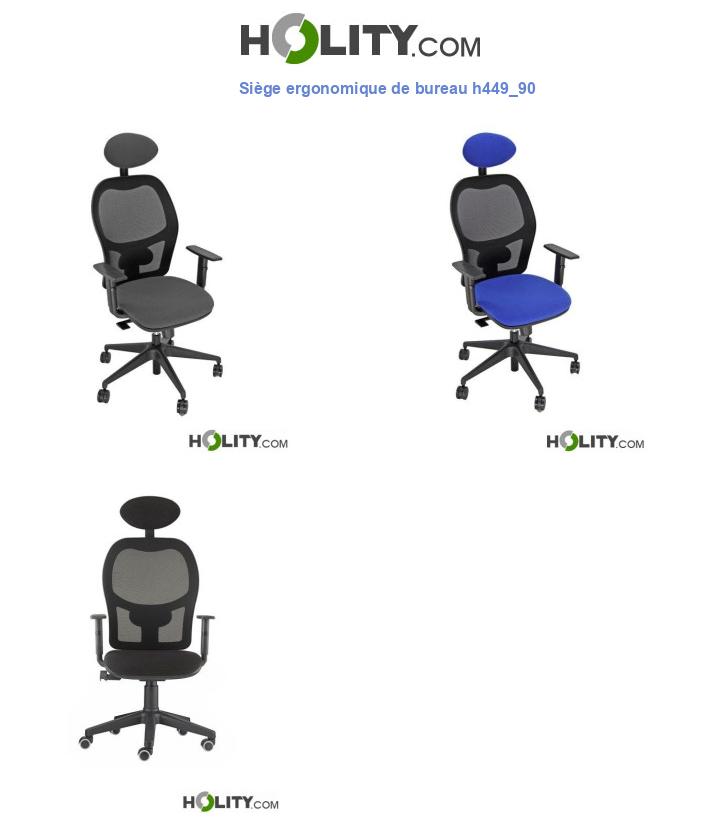 Siège ergonomique de bureau h449_90