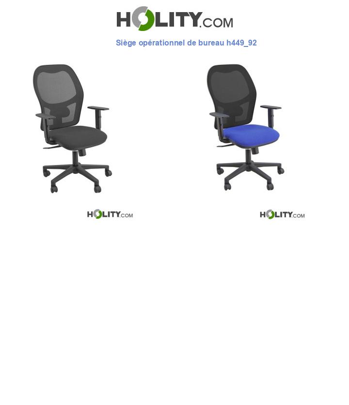 Sedia operativa da ufficio h449_92