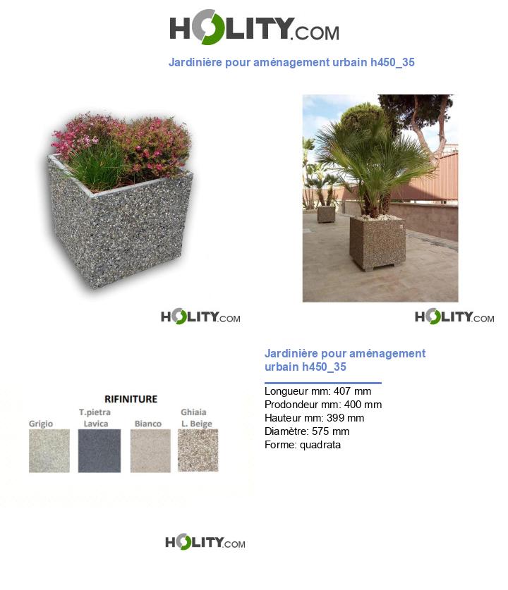 Jardinière pour aménagement urbain h450_35