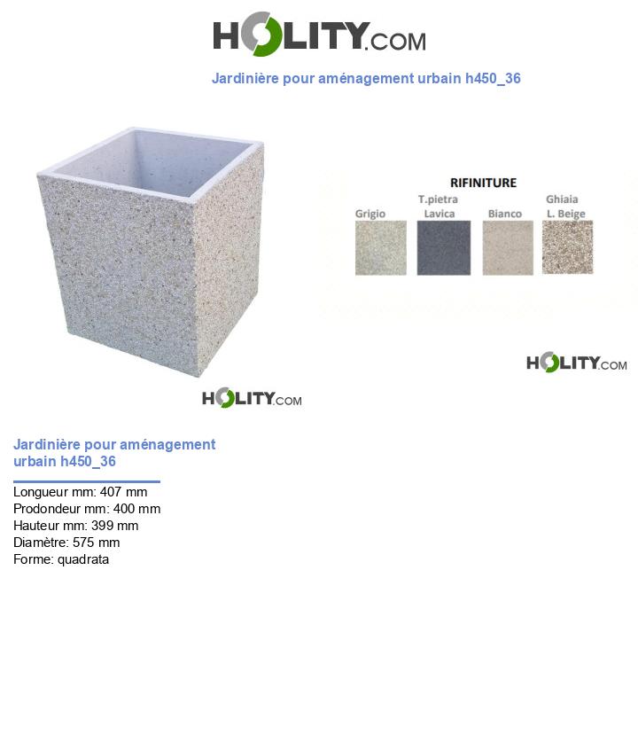 Jardinière pour aménagement urbain h450_36