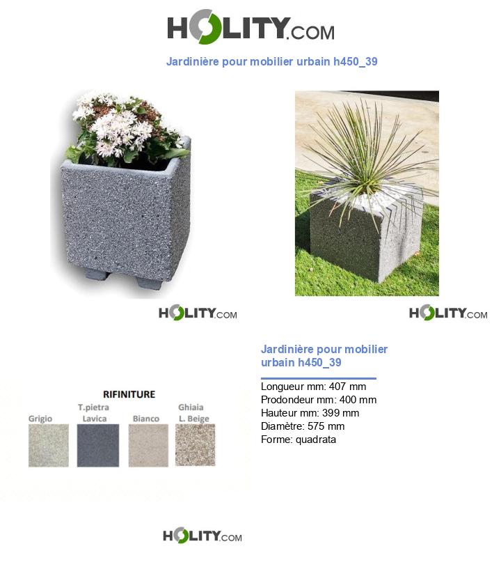 Jardinière pour mobilier urbain h450_39