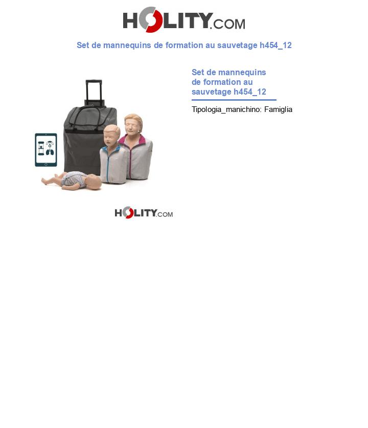 Set de mannequins de formation au sauvetage h454_12