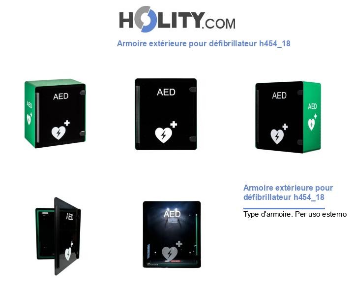 Armoire extérieure pour défibrillateur h454_18