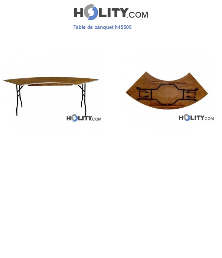 Table de banquet h45505