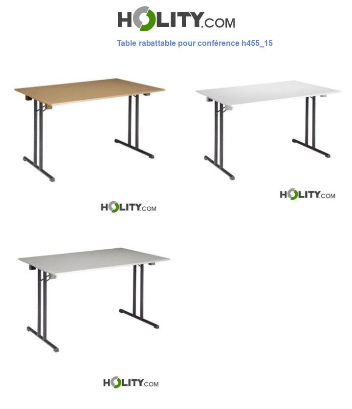 Table rabattable pour conférence h455_15