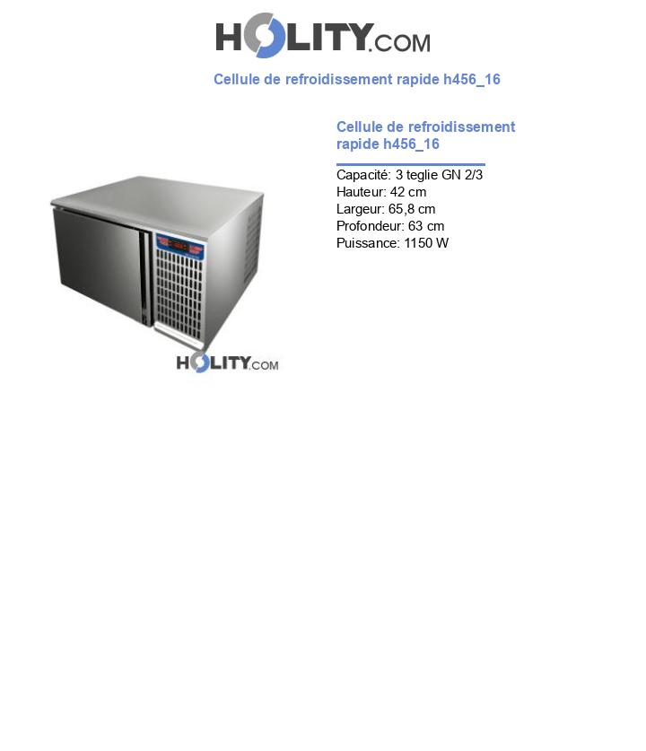Cellule de refroidissement rapide h456_16