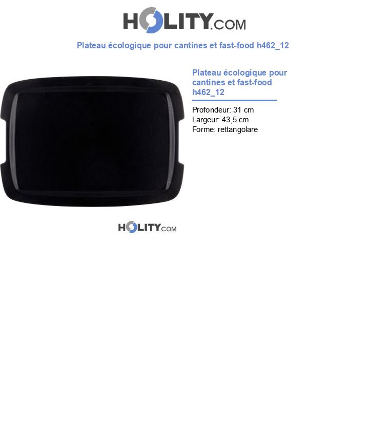 Plateau écologique pour cantines et fast-food h462_12