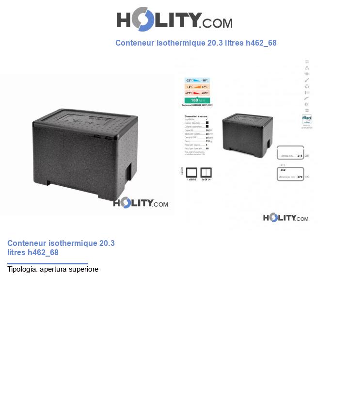 Conteneur isothermique 20.3 litres h462_68