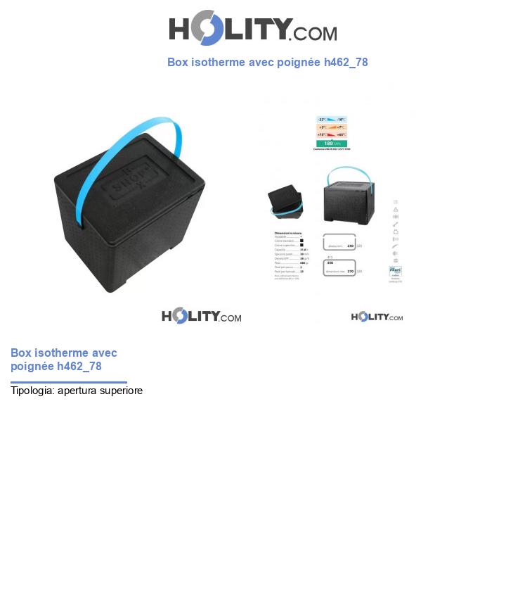 Box isotherme avec poignée h462_78