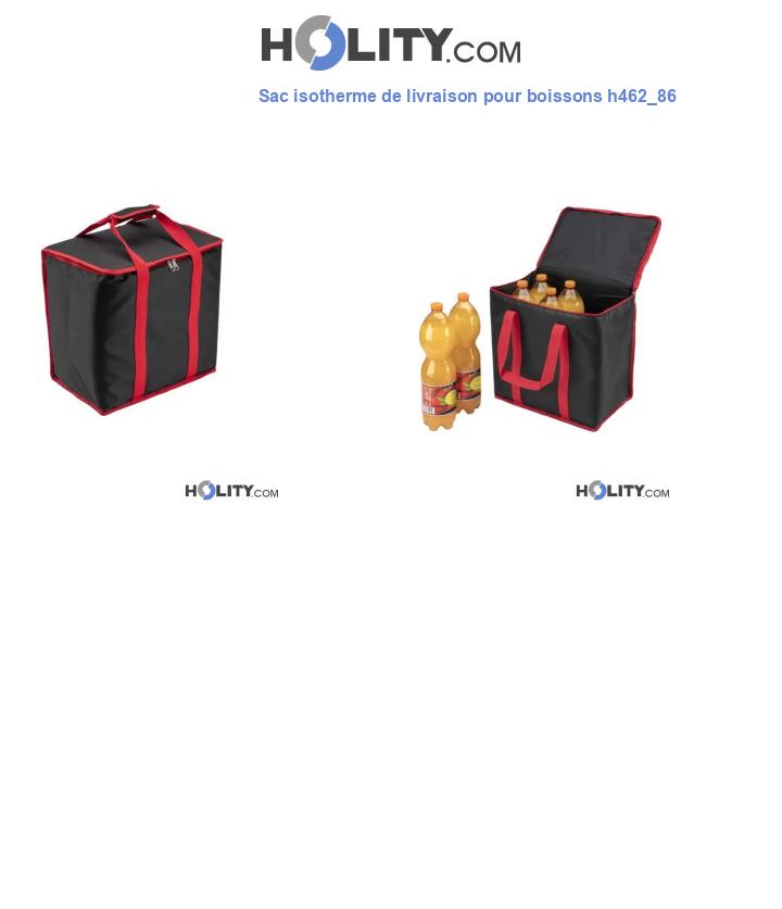 Sac isotherme de livraison pour boissons h462_86