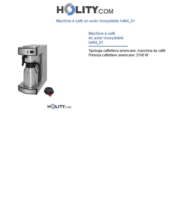 Machine à café en acier inoxydable h464_01