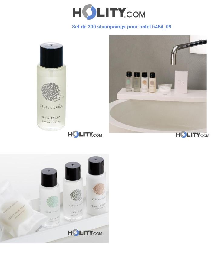 Set de 300 shampoings pour hôtel h464_09