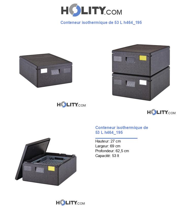 Conteneur isothermique de 53 L h464_195