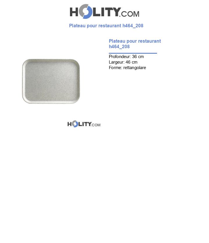 Plateau pour restaurant h464_208