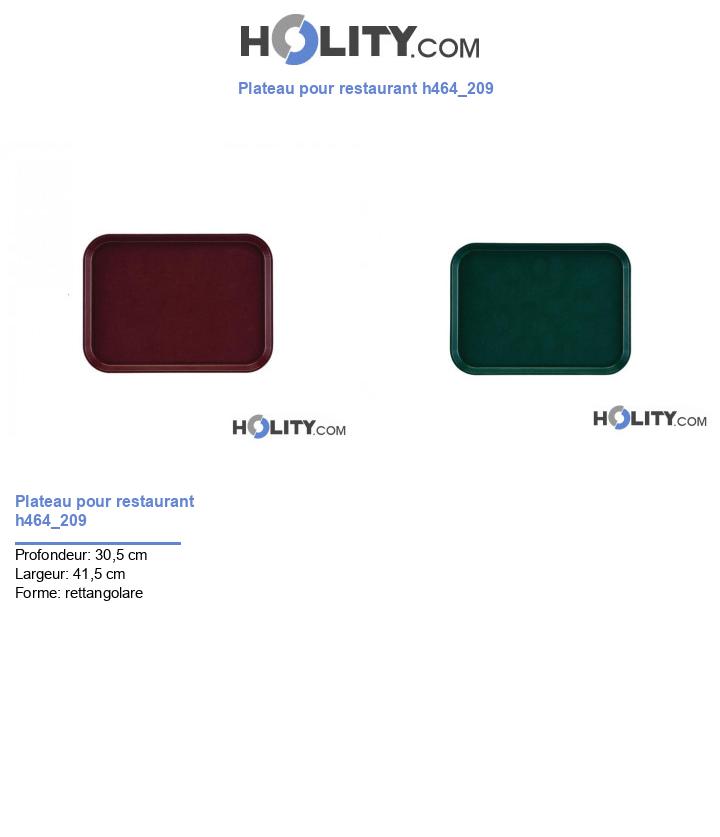 Plateau pour restaurant h464_209