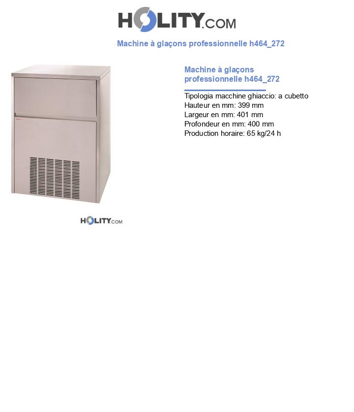 Machine à glaçons professionnelle h464_272