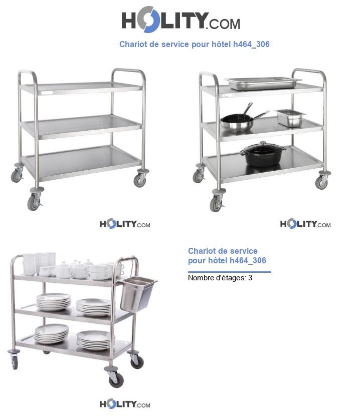 Chariot de service pour hôtel h464_306
