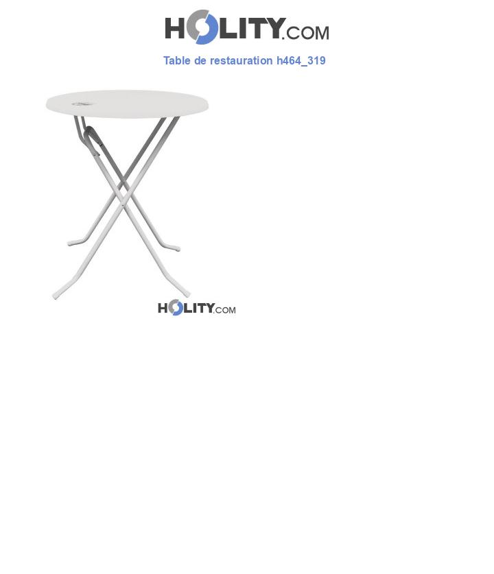 Table de restauration h464_319
