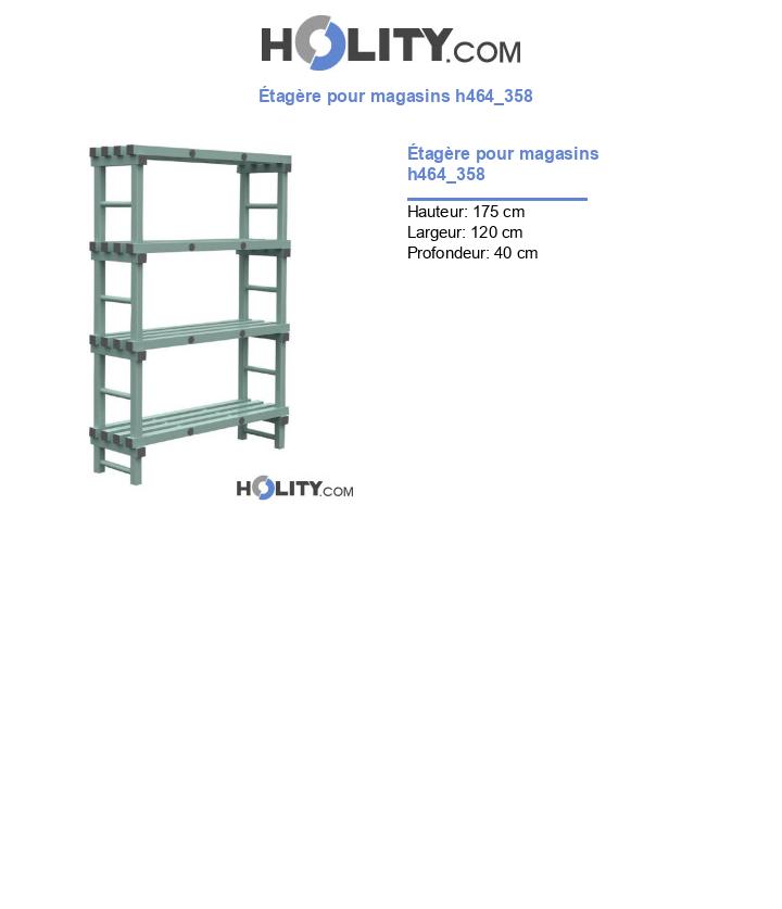Étagère pour magasins h464_358
