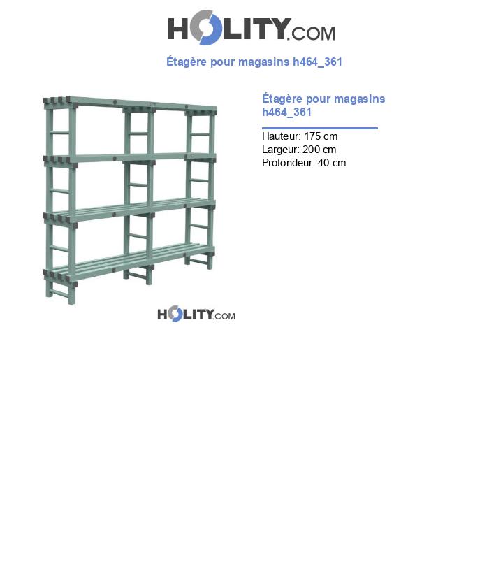 Étagère pour magasins h464_361