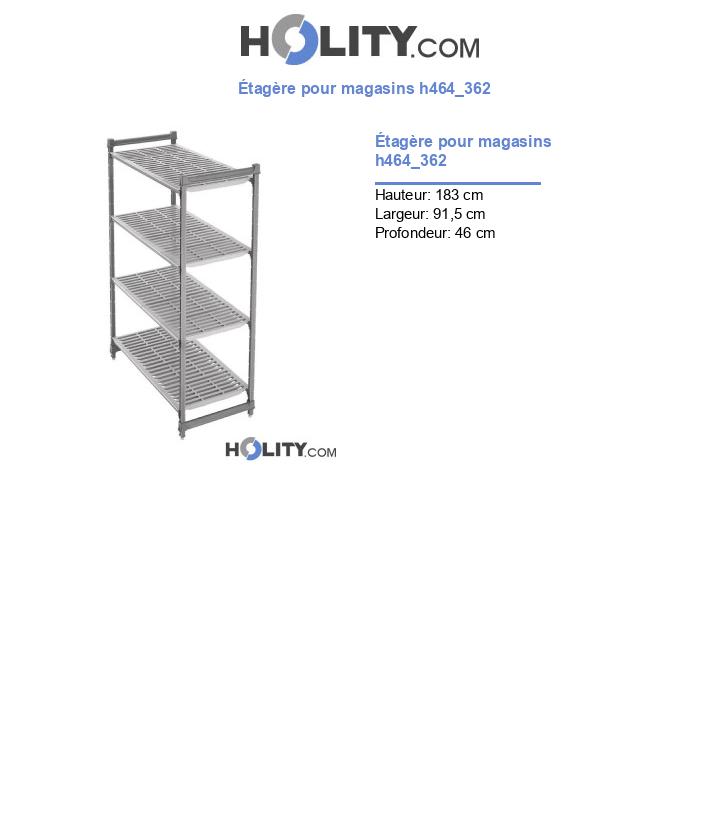 Étagère pour magasins h464_362