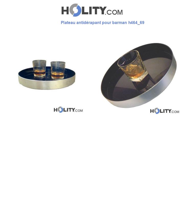 Plateau antidérapant pour barman h464_69