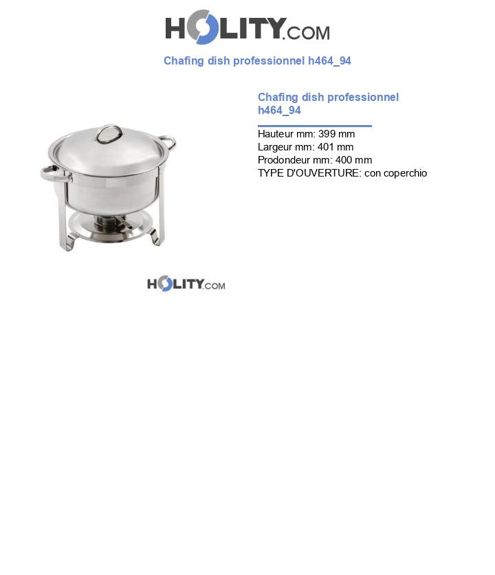Chafing dish professionnel h464_94