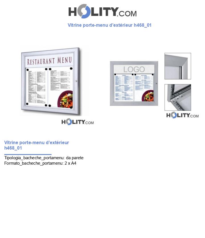 Vitrine porte-menu d’extérieur h468_01