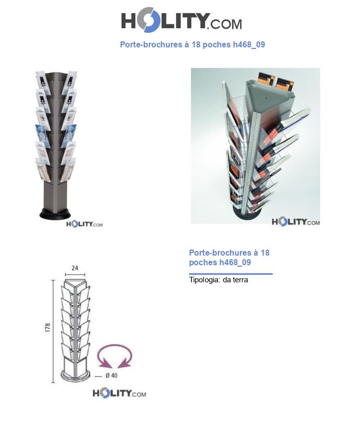 Porte-brochures à 18 poches h468_09