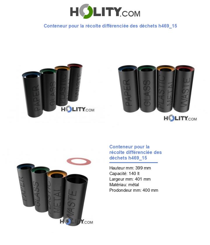 Conteneur pour la récolte différenciée des déchets h469_15
