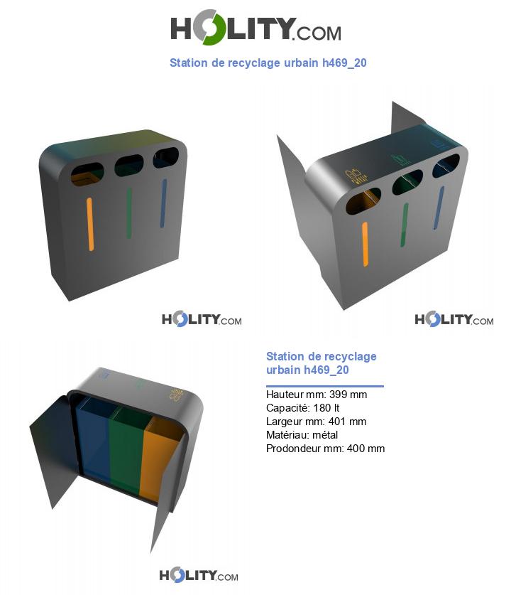 Station de recyclage urbain h469_20