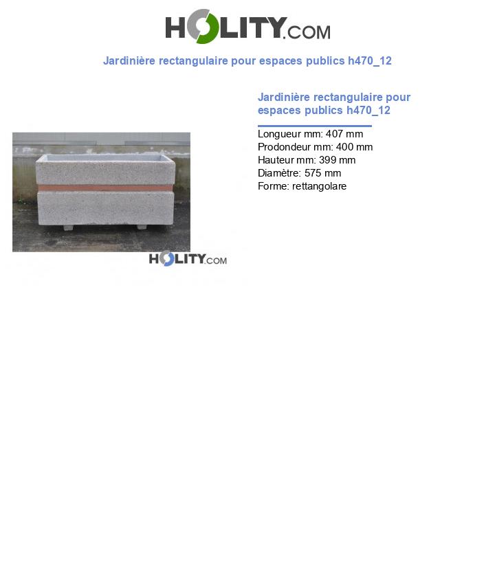 Jardinière rectangulaire pour espaces publics h470_12