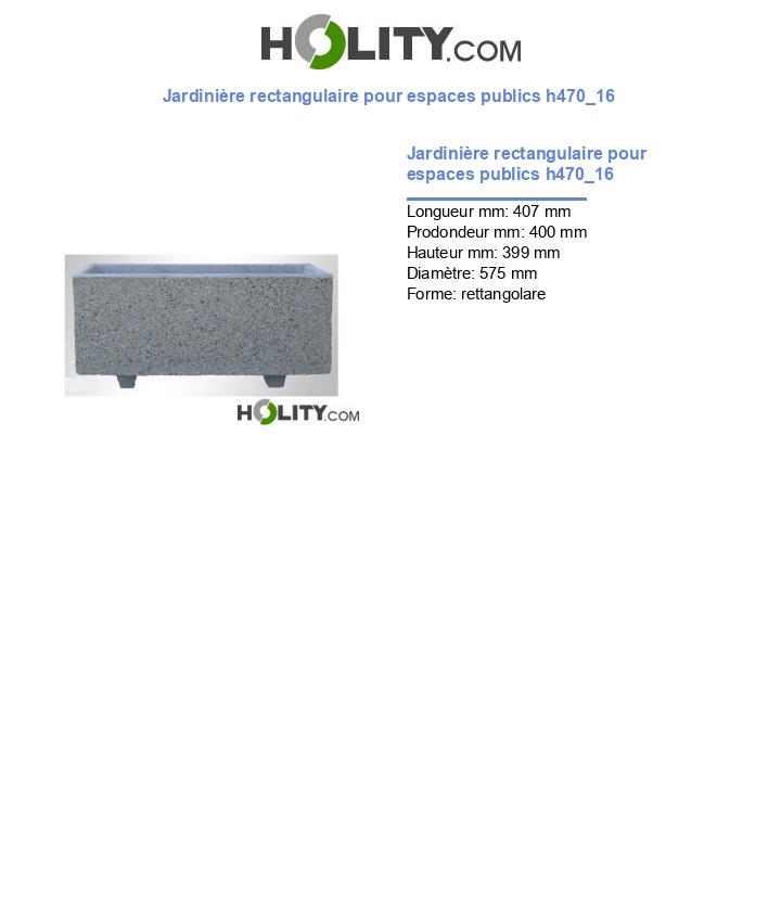 Jardinière rectangulaire pour espaces publics h470_16