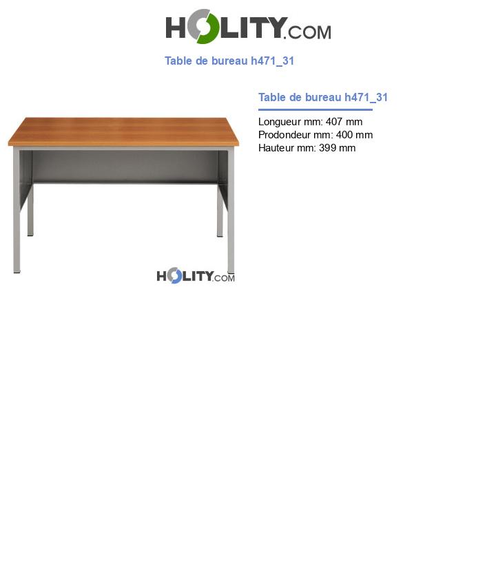 Table de bureau h471_31