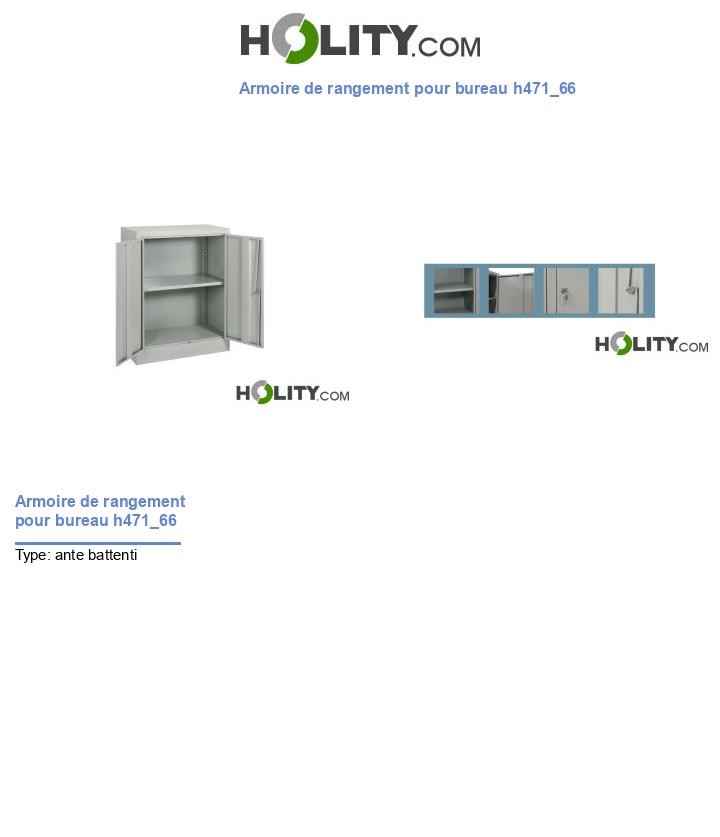 Armoire de rangement pour bureau h471_66